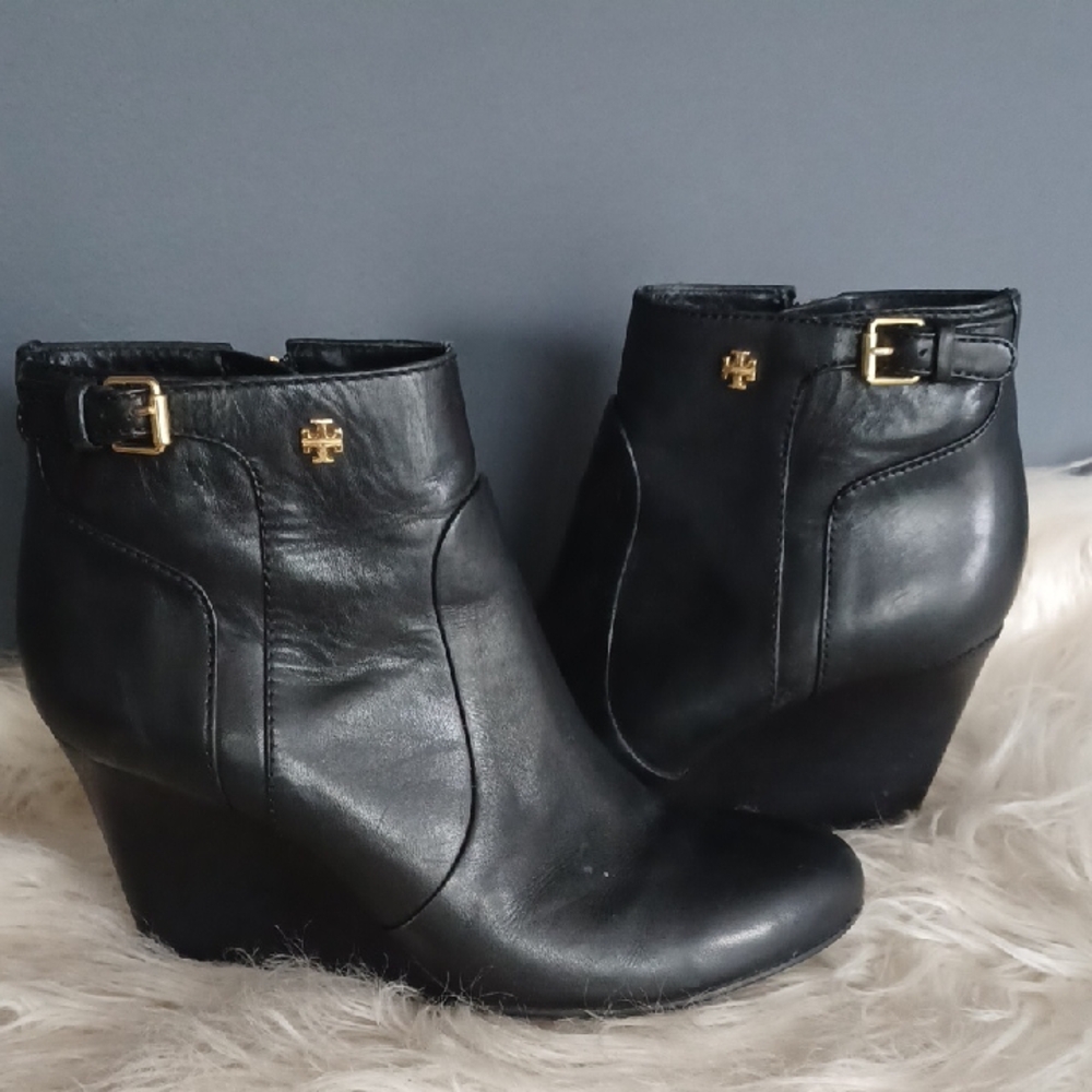 Tory Burch Leather Booties